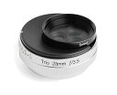 【中古】Lensbaby 単焦点レンズ Trio 28 28mm F3.5 マイクロフォーサーズマウント SweetVelvettwist切替式 マニュアルフォーカス シルバー