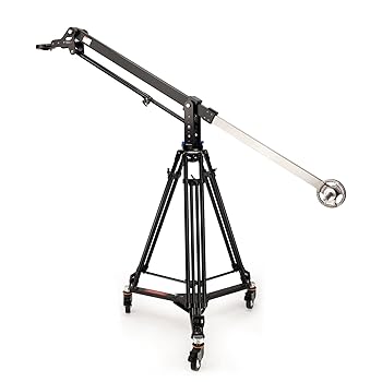 【中古】Proaim 7 ft伸縮カメラwave-2 Jibアームクレーン+ 100 mm三脚スタンド+ポータブルドリー& Spreader For DSLRビデオビデオカメラ最大25 kg 55ポ