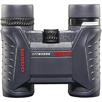 【中古】Tasco Off Shore 10x25mm防水コンパクト双眼鏡、ブルー