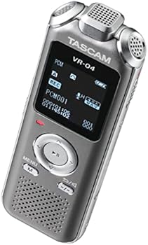 【中古】TASCAM タスカム ワイドFMチューナー搭載 ボイスレコーダー VR-04 グレー