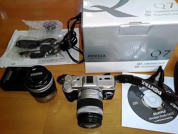 【中古】PENTAX ミラーレス一眼 Q7 ダブルズームキット 標準ズーム 02 STANDARD ZOOM ・望遠ズーム 06 ..