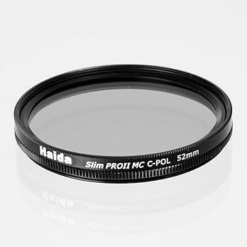 【中古】Haida 52mm CPL フィルター スリム PROII マルチコーティング 円偏光フィルター C-POL MC HD2021-52