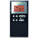 【中古】TOSHIBA TV音声FMAMラジオ ブラック TY-TPR1K