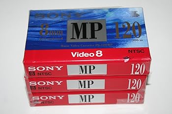 【中古】Sony 8 mmビデオカセットテープMP p6 ? 120 ? 120分 3パック 【中古】Sony 8 mmビデオカセットテープMP p6 ? 120 ? 120分 3パック