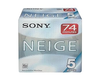 【中古】SONY 録音用MDミニディスク Neige ネージュ 74分 5枚 5MDW74NEB 【中古】SONY 録音用MDミニディスク Neige ネージュ 74分 5枚 5MDW74NEB