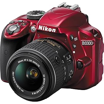 šNikon D3300 24.2 MP CMOS Digital SLR with AF-S DX NIKKOR 18-55mm f...