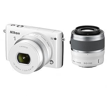 【中古】Nikon ミラーレス一眼 Nikon1 S2 ダブルズームキット ホワイト S2WZWH 【中古】Nikon ミラーレス一眼 Nikon1 S2 ダブルズームキット ホワイト S2WZWH