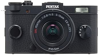 【中古】PENTAX ミラーレス一眼 Q-S1 ズームレンズキット 標準ズーム 02 STANDARD ZOOM ブラック 06076