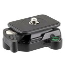 【中古】Velbon 三脚アクセサリー QRA-4 クイックシューセット レバーロック QRA-4システム マグネシウム製 408594