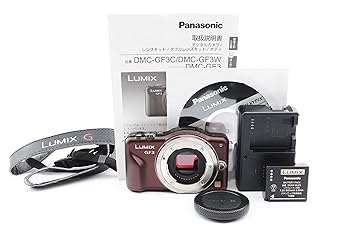 【中古】Panasonic ミラーレス一眼カメラ LUMIX GF3 ボディ センシュアルブラウン DMC-GF3
