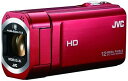 【中古】JVCKENWOOD JVC ビデオカメラ EVERIO GZ-V675 内蔵メモリー32GB ローズレッド GZ-V675-R