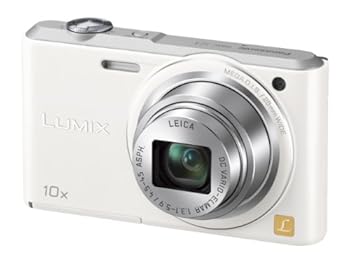 【中古】パナソニック デジタルカメラ ルミックス SZ3 光学10倍 ホワイト DMC-SZ3-W