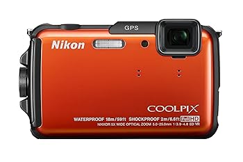 【中古】Nikon デジタルカメラ COOLPIX AW110 防水18m 耐衝撃2m サンシャインオレンジ AW110OR
