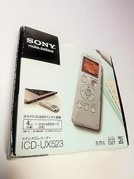 【中古】SONY ステレオICレコーダー UX523 4GB ピンク ICD-UX523P