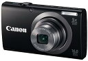 【中古】Canon デジタルカメラ PowerShot A2300 ブラック 光学5倍ズーム 約1600万画素 PSA2300BK