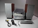 【中古】Panasonic パナソニック SC-PM3DVDF-S シルバー DVDMD ステレオシステムDVDCDMDコンポ本体SA-PM3DVDFとスピーカーSB-PM3のセット5Discチェンジャ