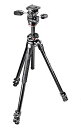 【中古】マンフロットManfrotto Manfrotto 三脚 290シリーズ DUAL アルミニウム 3段 3ウェイ雲台キット MK290DUA3-3W
