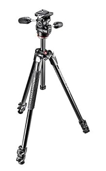 【中古】マンフロットManfrotto 三脚 290シリーズ XTRA アルミニウム 3段 3ウェイ雲台キット MK290XTA3-3W