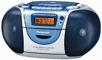 【中古】（良い）Panasonic RX-DX1-A CDラジオカセット (ブルー)