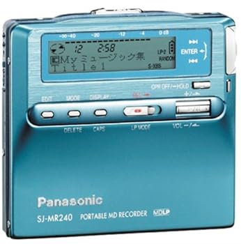 【中古】(良い)Panasonic SJ-MR240-A ポータブルMDプレーヤー ブルー 【中古】(良い)Panasonic SJ-MR240-A ポータブルMDプレーヤー ブルー