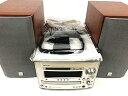 【中古】(良い)Denon ラピシア システムステレオ 木目 D-ME33-MM