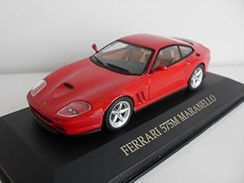 【中古】イクソ 1/43 フェラーリ 575M マラネロ レッド 完成品
