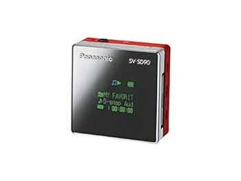 【中古】Panasonic SDオーディオプレーヤー(レッド) SV-SD90-R