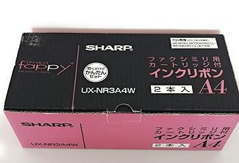 【中古】(良い)シャープ 普通紙FAXインクリボンカセット2本入りSHARP UX-NR3A4W 【中古】(良い)シャープ 普通紙FAXインクリボンカセット2本入りSHARP UX-NR3A4W