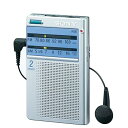 【中古】(良い)ソニー ポケッタブルラジオ 名刺サイズ FM/AM/ワイドFM対応 ダイヤル選局 ICF-T46