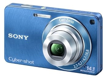 【中古】SONY デジタルカメラ Cyber-Shot(サイバーショット) W350 ブルー DSC-W350/L