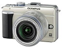 【中古】OLYMPUS ミラーレス一眼 PEN E-PL1レンズキット シャンパンゴールド E-PL1 LKIT GLD(2)