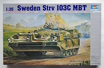 【中古】トランペッター 1/35 スウェーデン陸軍 strv 103C 主力戦車 プラモデル