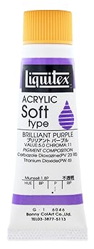 【中古】リキテックス アクリル絵具 リキテックスカラー ソフトタイプ ブリリアントパープル 6046 20ml(6号)