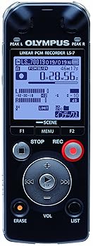 【中古】(良い)OLYMPUS ICレコーダー Voice-Trek 4GB リニアPCM対応 BLK ブラック LS-7
