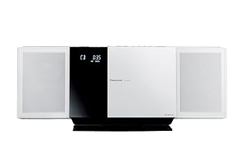 【中古】Panasonic コンパクトステレオシステム ホワイト SC-HC35-W