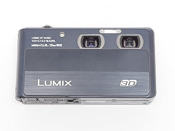 【中古】パナソニック デジタルカメラ ルミックス 3D1 光学4倍 ブラック DMC-3D1-K