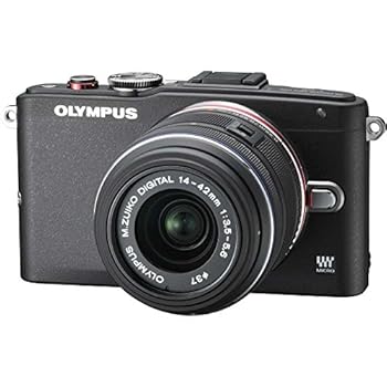 šOLYMPUS ߥ顼쥹 PEN Lite E-PL6 󥺥å ֥å E-PL6 LKIT BLK