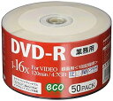 【中古】(良い)HIDISC 録画用DVD-R 16倍速 50枚 エコ仕様 シュリンクパック