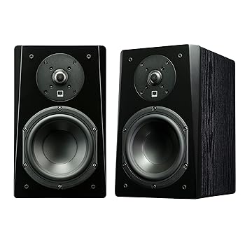 【中古】(良い)SVS Prime 本棚スピーカー (ペア) - プレミアム ブラック アッシュ