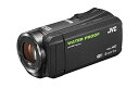 【中古】JVCケンウッド JVC KENWOOD JVC ビデオカメラ EVERIO 防水 防塵 内蔵メモリー64GB ブラック GZ-RX500-B