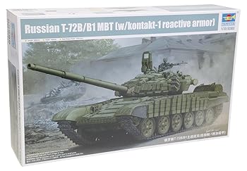 【中古】(良い)トランペッター 1/35 ソビエト軍 T-72B/B1主力戦車 コンタークト1 プラモデル