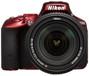 【中古】(良い)Nikon デジタル一眼レフカメラ D5500 18-140 VR レンズキット レッド 2416万画素 3.2型液晶 タッチパネル D5500LK18-140RD