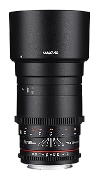 【中古】(良い)Samyang SYDS135M-N VDSLR II 135mm f/2.2-22 望遠プライムレンズ Nikon Fマウントデジタル一眼レフカメラ用 【中古】(良い)Samyang SYDS135M-N VDSLR II 135mm f/2.2-22 望遠プライムレンズ Nikon Fマウントデジタル一眼レフカメラ用