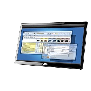 DELL - 【中古】(良い)AOC 17.3インチ USB接続 モニター ( 1600 x 900 / TN / 10ms ) E1759FWU
