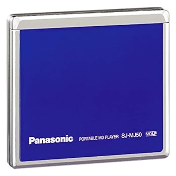 【中古】(良い)Panasonic ポータブルMDプレーヤー SJ-MJ50-A ブルー