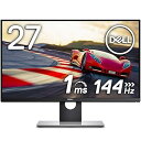 【中古】(良い)Dell ゲーミングモニター 27インチ S2716DG(3年間交換保証/フレームレス/1ms/144Hz/G-SYNC/WQHD/TN非光沢/フリッカーフリー/DP,HDMI/高さ調整/回