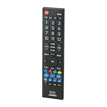 【中古】(良い)エルパ (ELPA) テレビリモコンパナソニック 動作距離:約7m 電池持続時間約12ヶ月 RC-TV009PA
