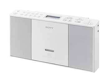 【中古】ソニー CDラジオ ZS-E30 : FM/AM/ワイドFM対応 ホワイト ZS-E30 W