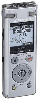 【中古】(良い)OLYMPUS ICレコーダー VoiceTrek 4GB MicroSD対応 DM-720 シルバー DM-720 SLV
