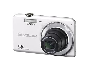 【中古】(良い）CASIO デジタルカメラ EXILIM EX-ZS28WE 広角26mm 光学6倍ズーム プレミアムオート 161..